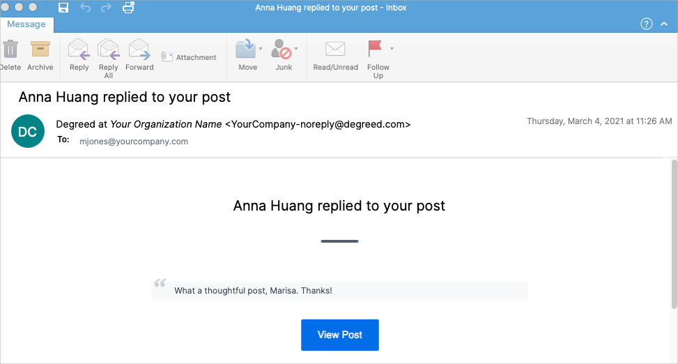 Manage Your Notification Emails – Degreed